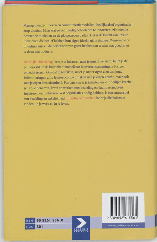 Achterkant van Innerlijk leiderschap
