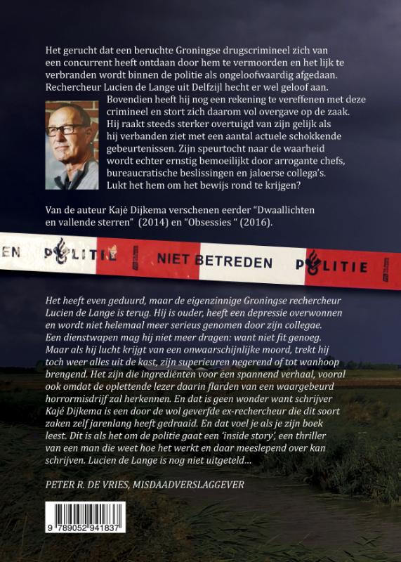 Achterkant van Over lijken op het Hoogeland