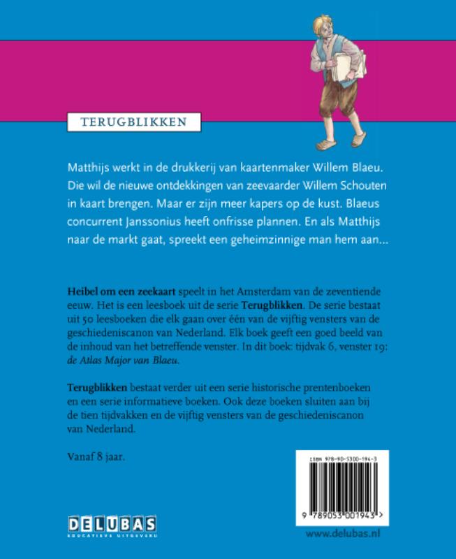 Achterkant van Heibel om een zeekaart