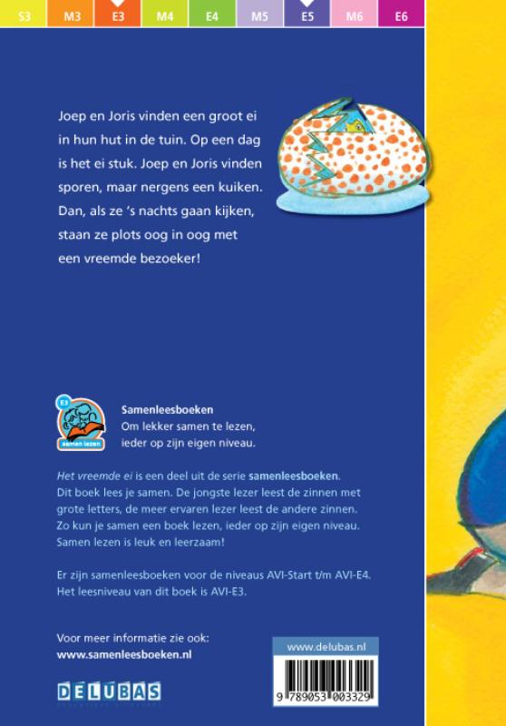 Achterkant van Het vreemde ei