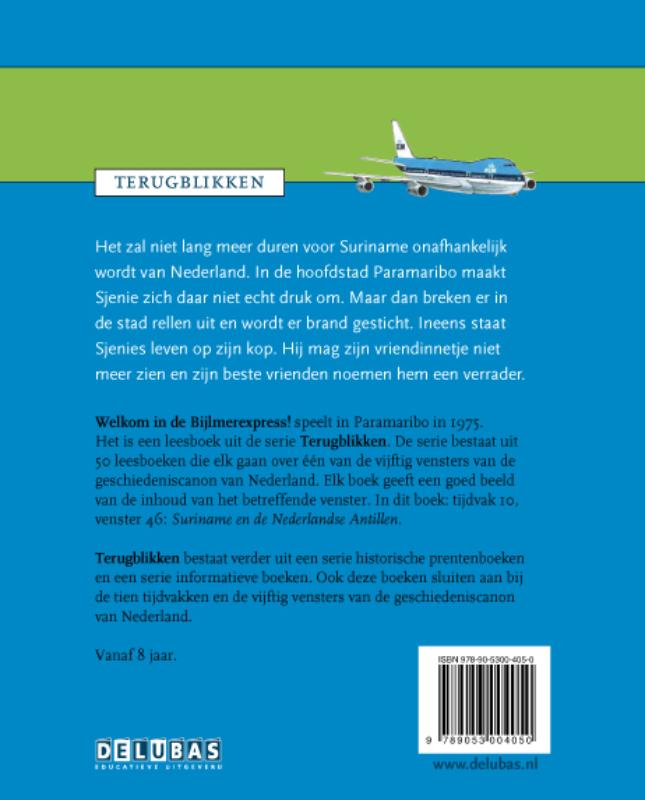 Achterkant van Suriname en de Nederlandse Antillen