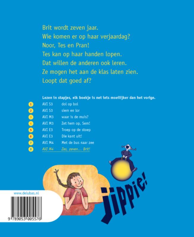 Achterkant van Zes, zeven... Brit!