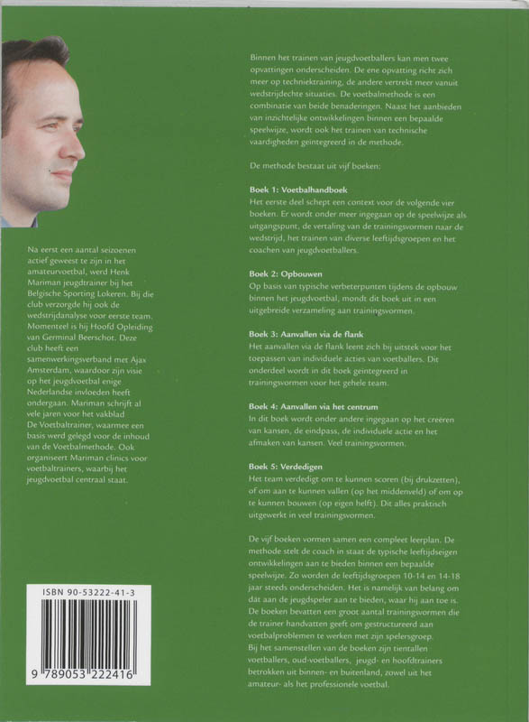 Achterkant van 1 Voetbalhandboek