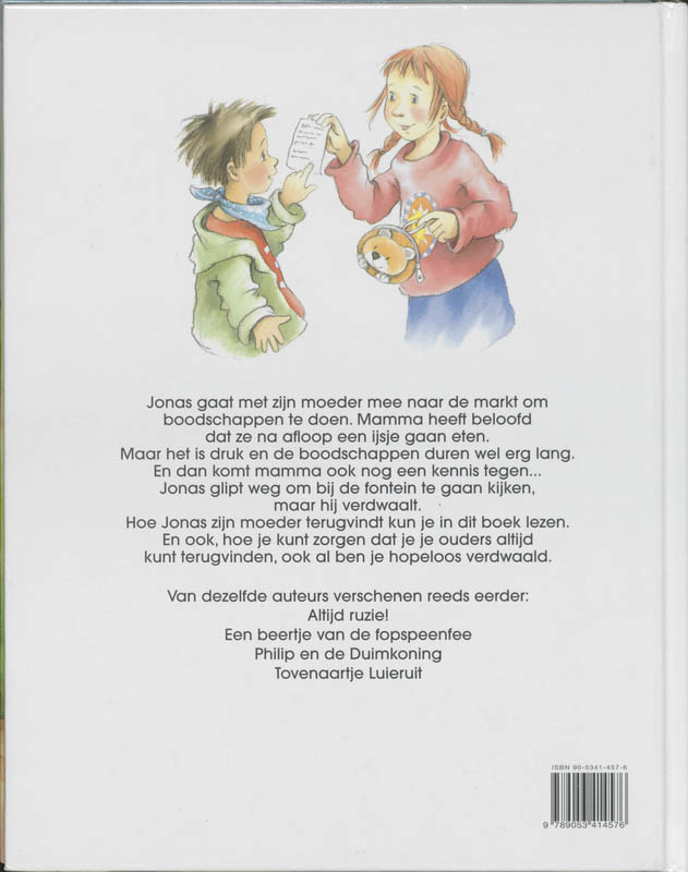 Achterkant van Jonas is verdwaald