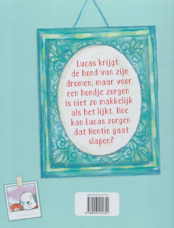 Achterkant van En nu slapen, Hontie!