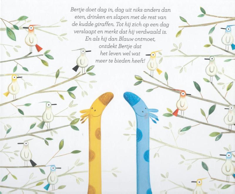 Achterkant van Bertje en Blauw