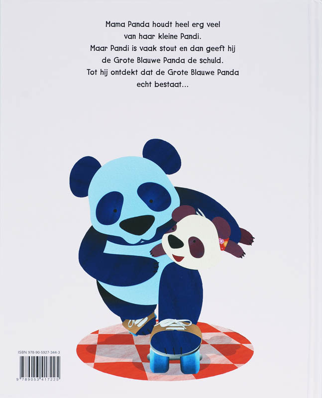 Achterkant van De Grote Blauwe Panda heeft het gedaan!