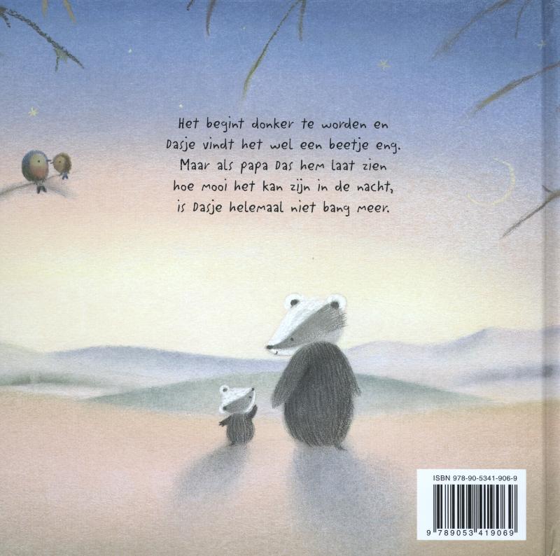 Achterkant van Dasje's mooie nacht