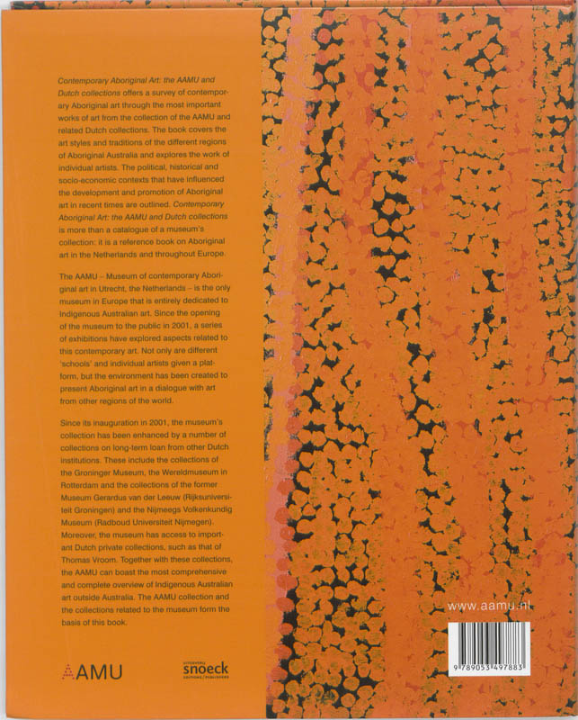 Achterkant van Contemporary Aboriginal Art