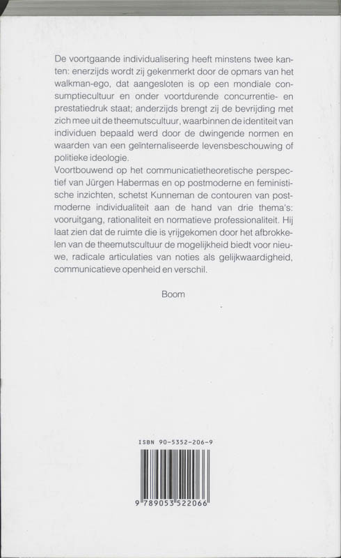 Achterkant van Van theemutscultuur naar walkman-ego
