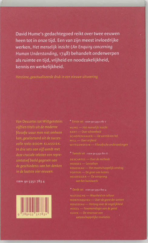 Achterkant van Het menselijk inzicht