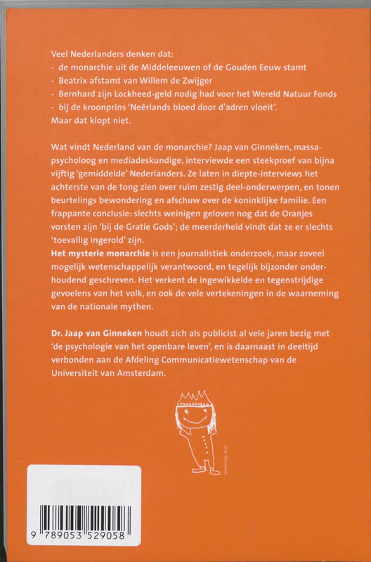 Achterkant van Het mysterie monarchie