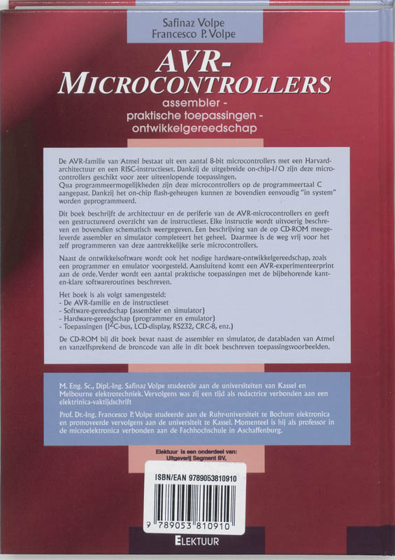 Achterkant van AVR-microcontrollers