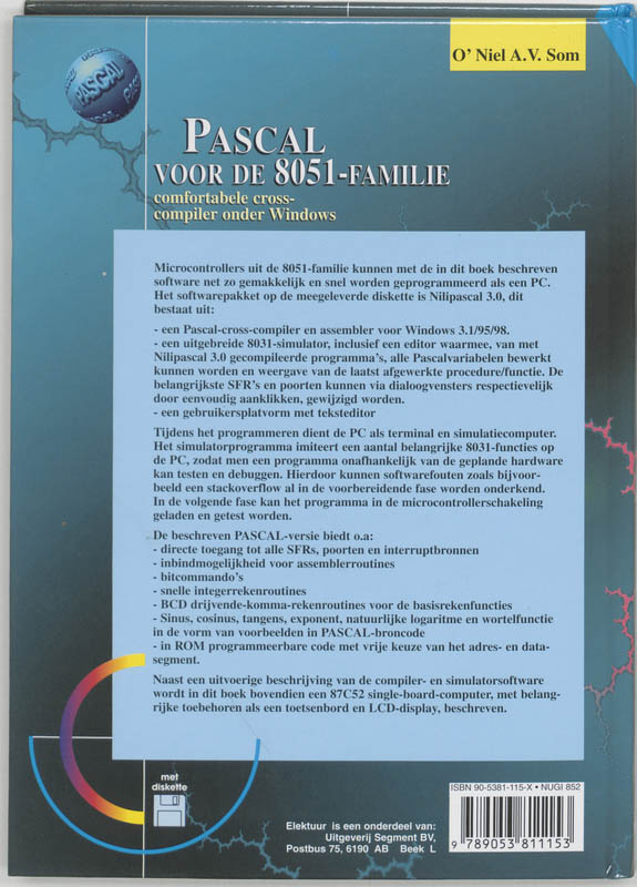 Achterkant van Pascal voor de 8051-familie