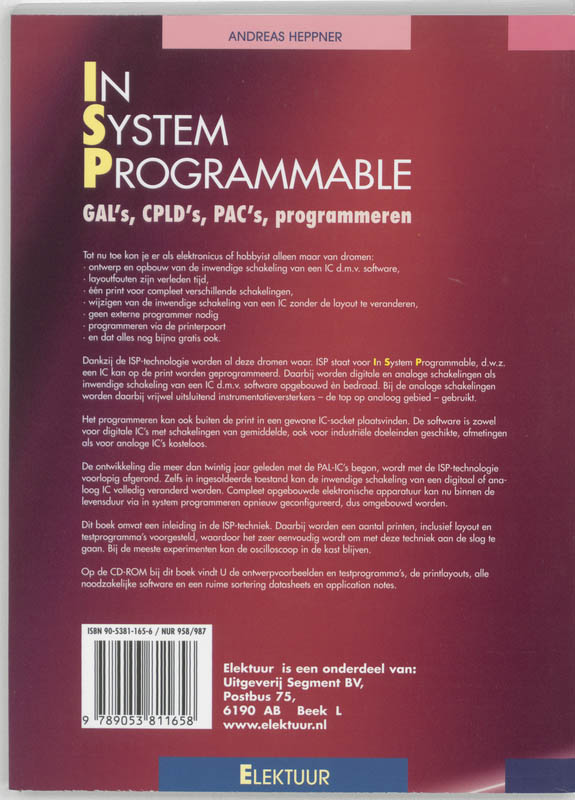 Achterkant van In System Programmable