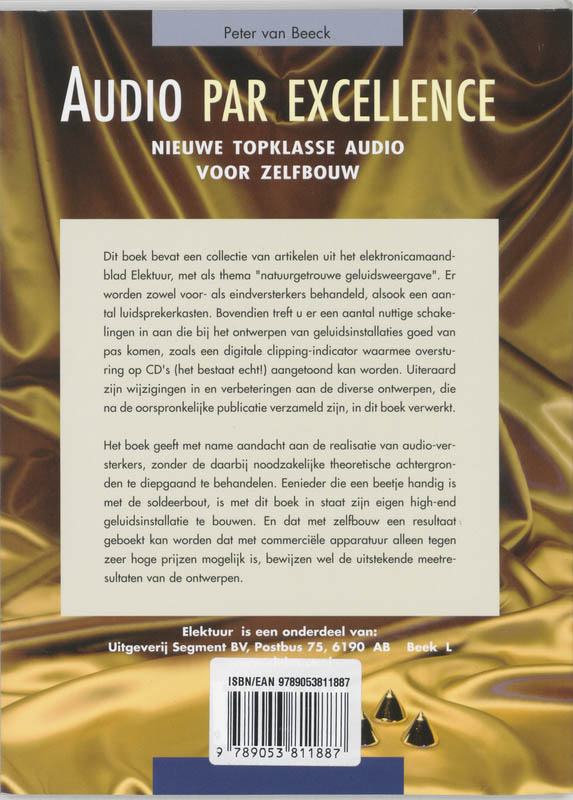 Achterkant van Audio par excellence