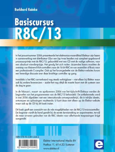 Achterkant van Basiscursus R8C/13