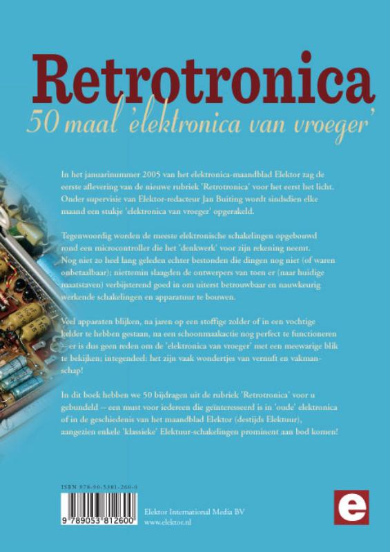 Achterkant van Retrotronica