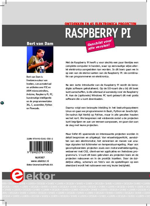 Achterkant van Raspberry Pi