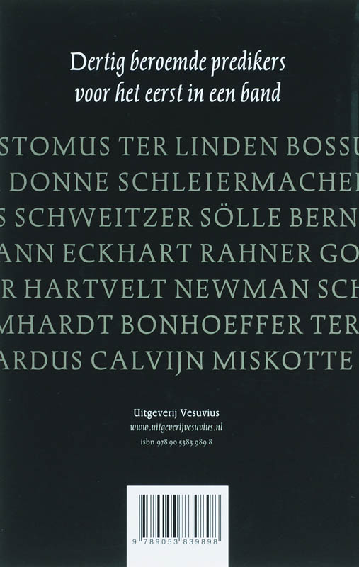 Achterkant van Van GOD Gesproken