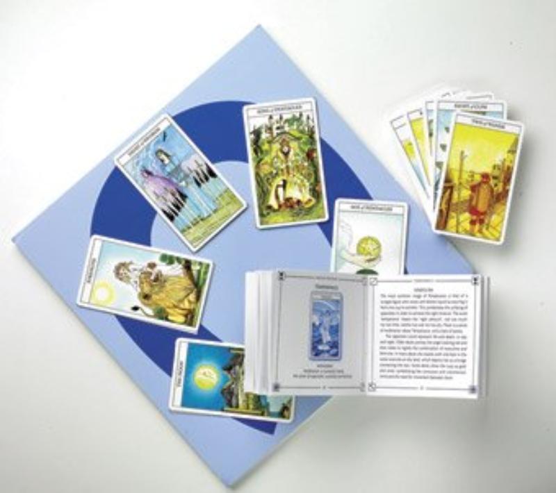 Achterkant van De Tarot boek-box