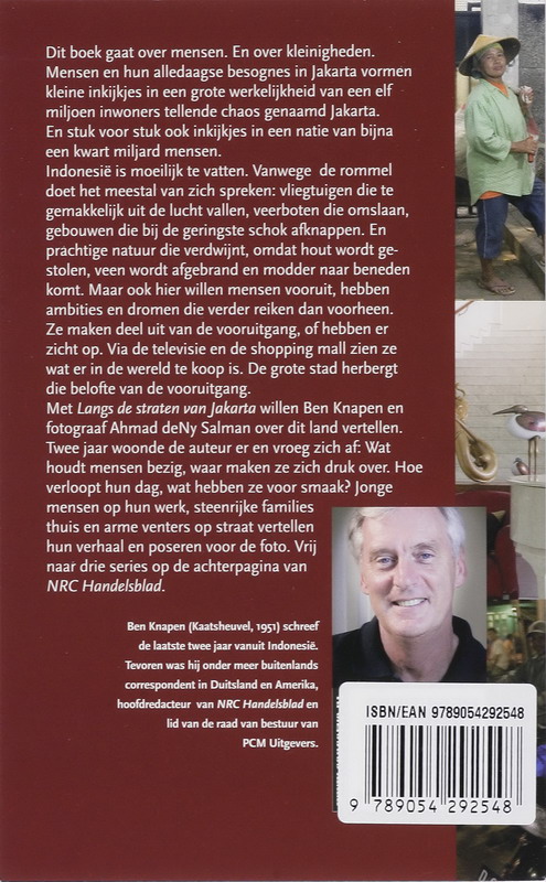 Achterkant van Langs de straten van Jakarta