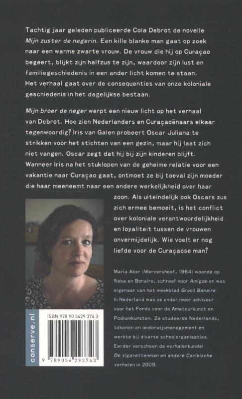Achterkant van Mijn broer de neger