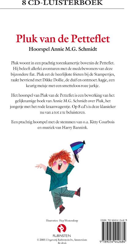 Achterkant van Pluk van de Petteflet