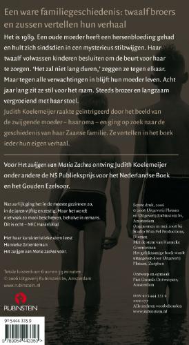 Achterkant van Het zwijgen van Maria Zachea