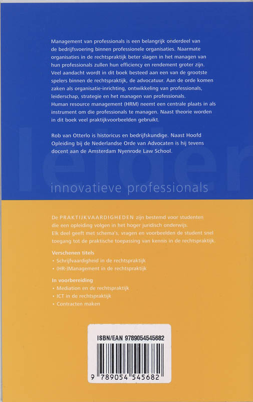 Achterkant van (HR-)Management in de rechtspraktijk