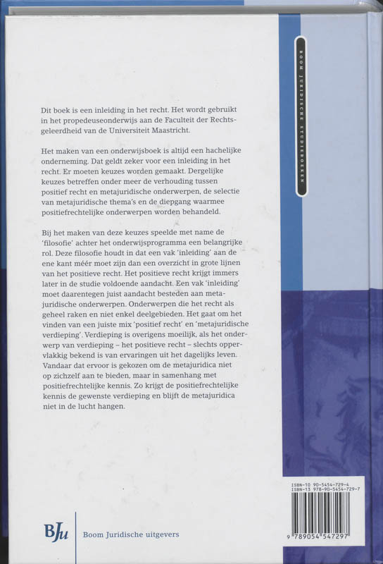 Achterkant van Recht, vaardig en zeker