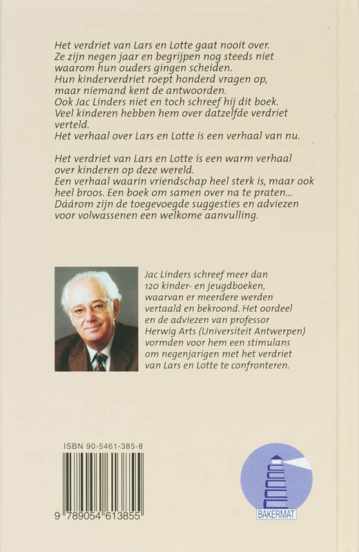Achterkant van Het verdriet van Lars en Lotte