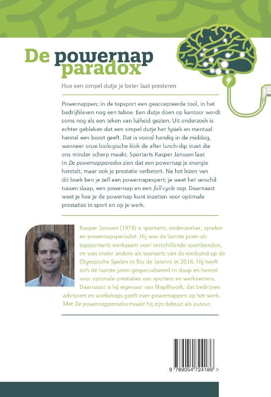 Achterkant van De powernapparadox