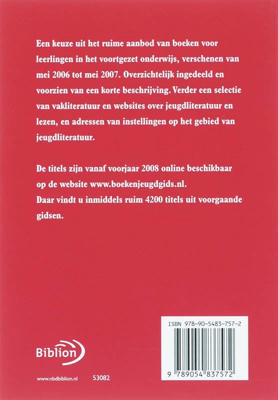 Achterkant van 2007