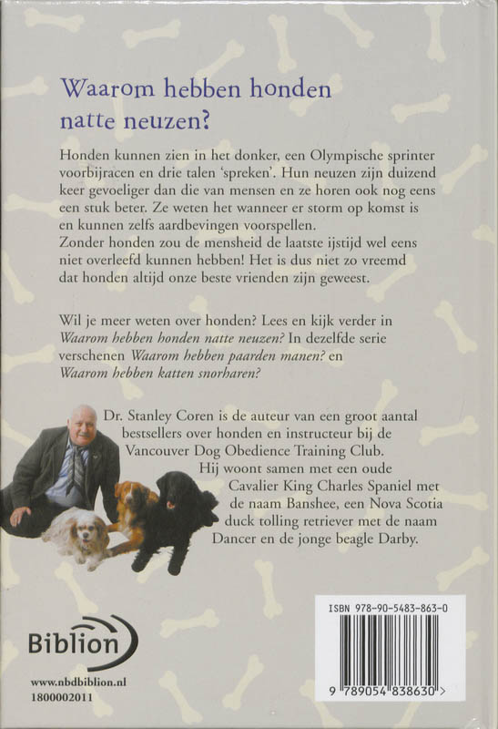 Achterkant van Waarom hebben honden natte neuzen?