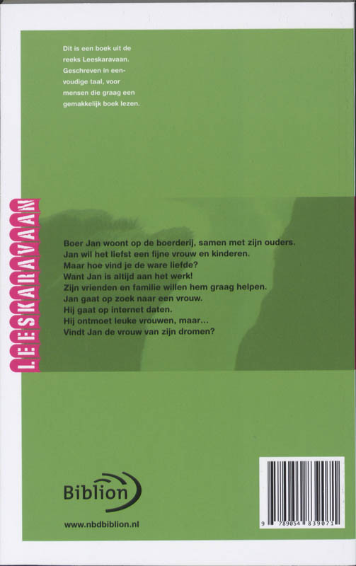 Achterkant van Boer vindt vrouw