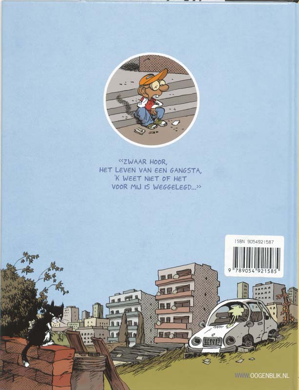 Achterkant van 1 Gansta zonder blaffer