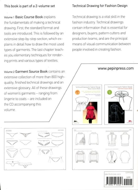 Achterkant van 2 Garment source book