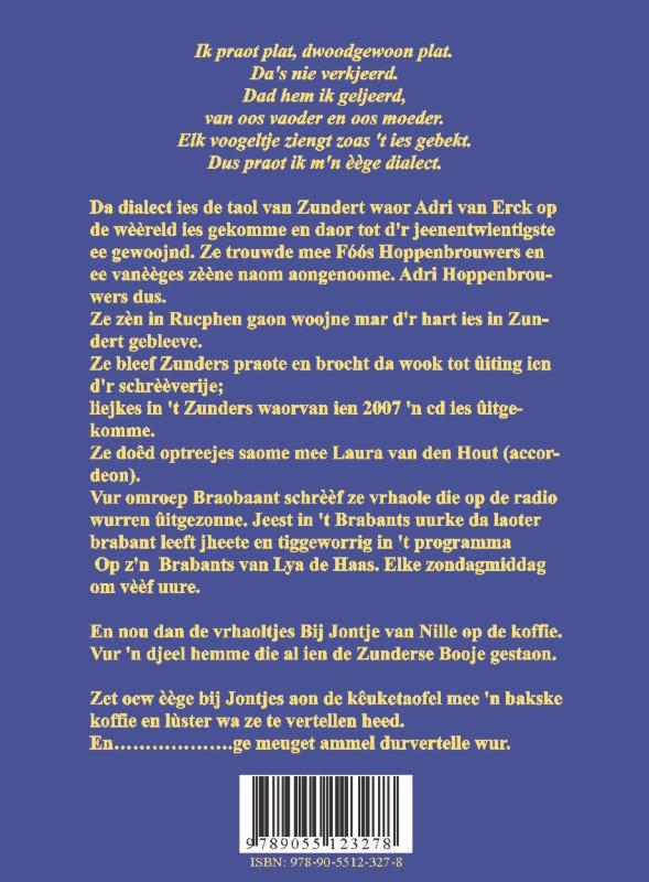 Achterkant van Bij Jontje van Nille op de koffie