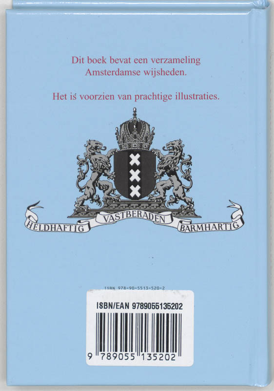 Achterkant van Amsterdamse Wijsheden