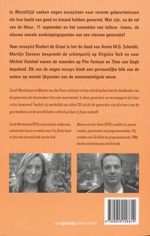 Achterkant van Moralitijd