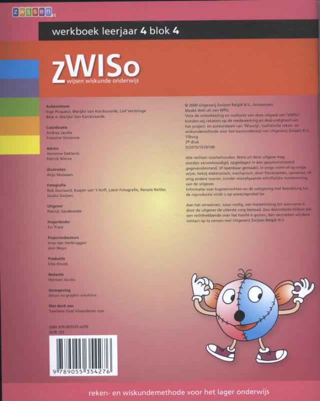 Achterkant van Werkboek