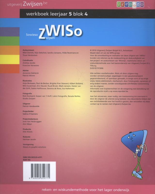 Achterkant van Werkboek