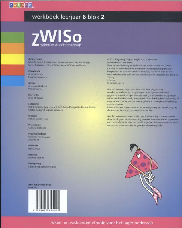 Achterkant van Werkboek