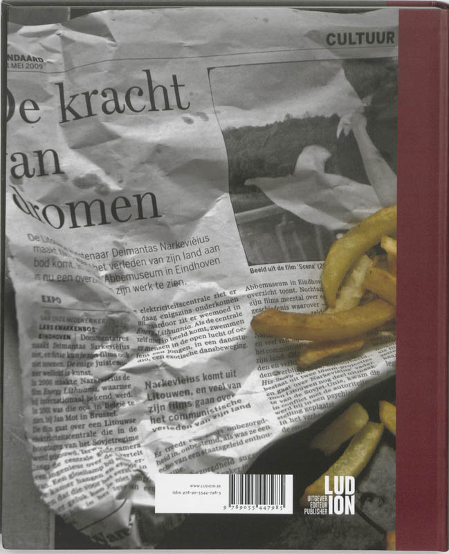 Achterkant van Portret met garnaalkroket