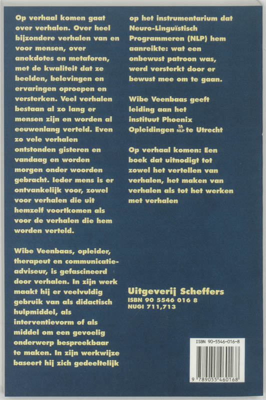 Achterkant van Op verhaal komen