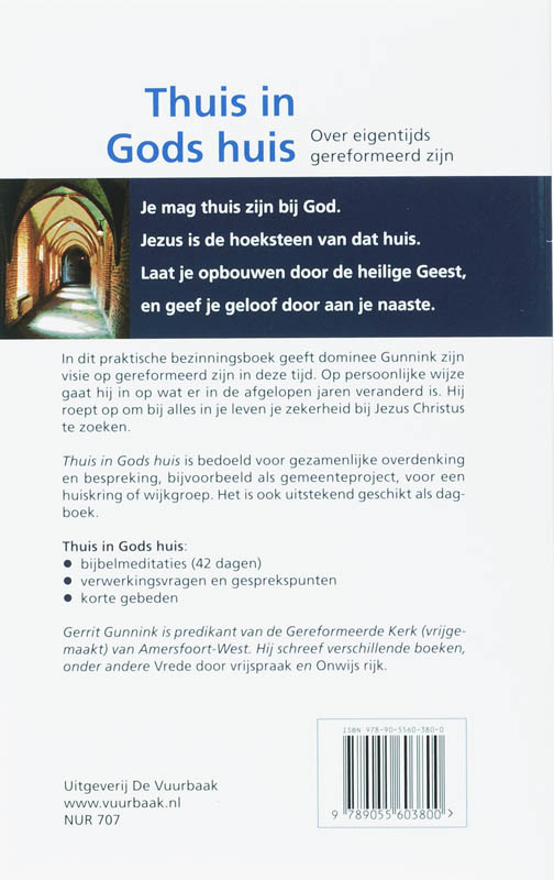 Achterkant van Thuis in Gods huis