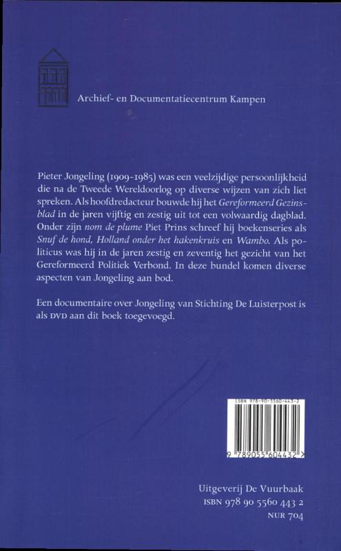 Achterkant van Pieter Jongeling