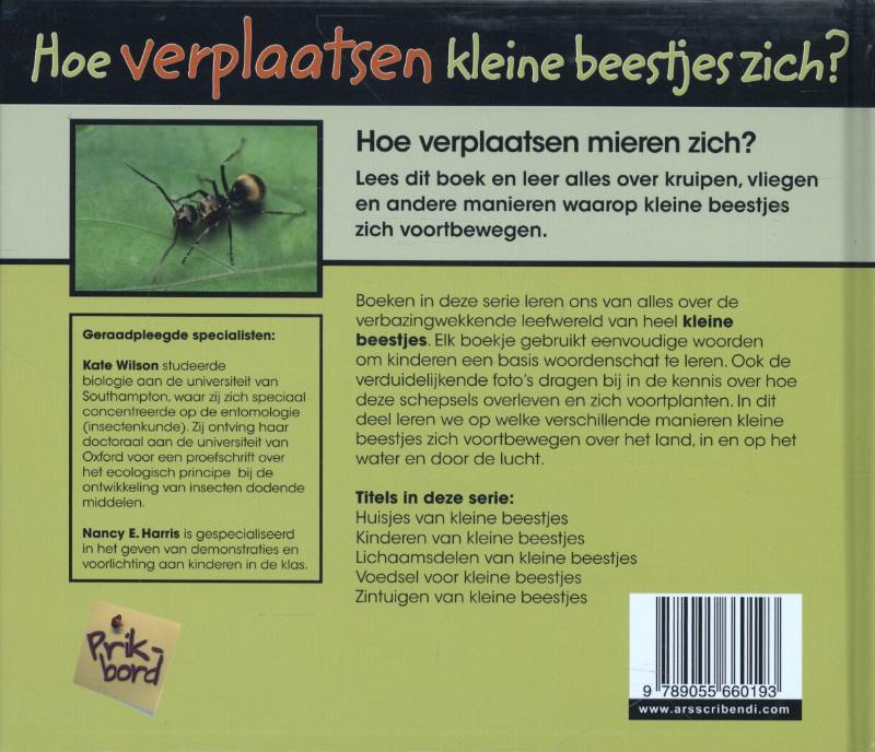 Achterkant van Hoe verplaatsen kleine beestjes zich