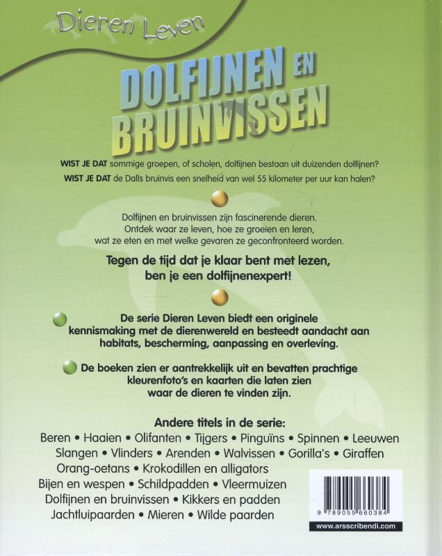 Achterkant van Dolfijnen en bruinvissen